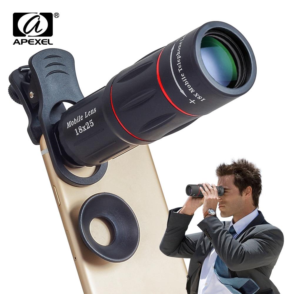 APEXEL 18X Telescope Zoom Mobile Phone Lens For IPhone/Samsung Smartphones