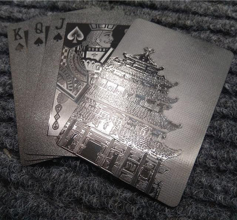Black Diamond Black Plastic Playing Cards 54pcs Waterproof