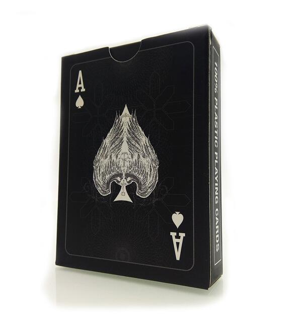  ACELION Waterproof Playing Cards, Plastic Playing Cards, Deck  of Cards, Gift Poker Cards (Black Diamond Cards) : Toys & Games
