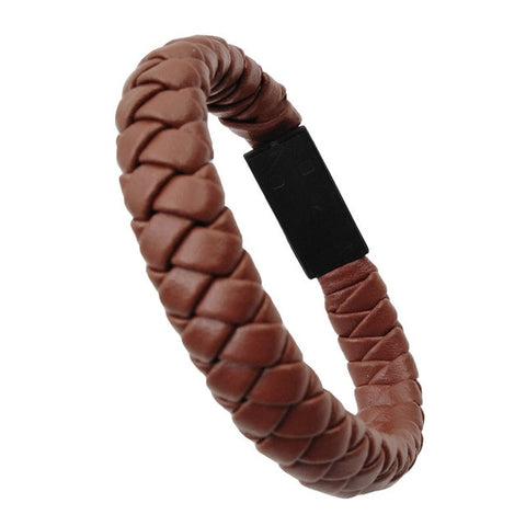 Leather Charge Cable Bracelet